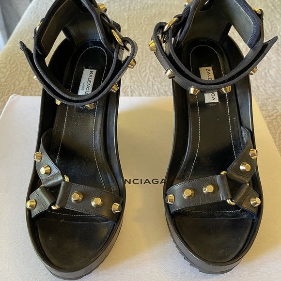 Balenciaga Studded Wedges - Picture 15 of 15